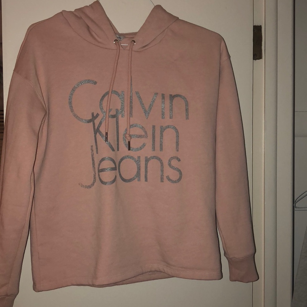 Calvin Klein Jeans Pink Hoodie Women’s